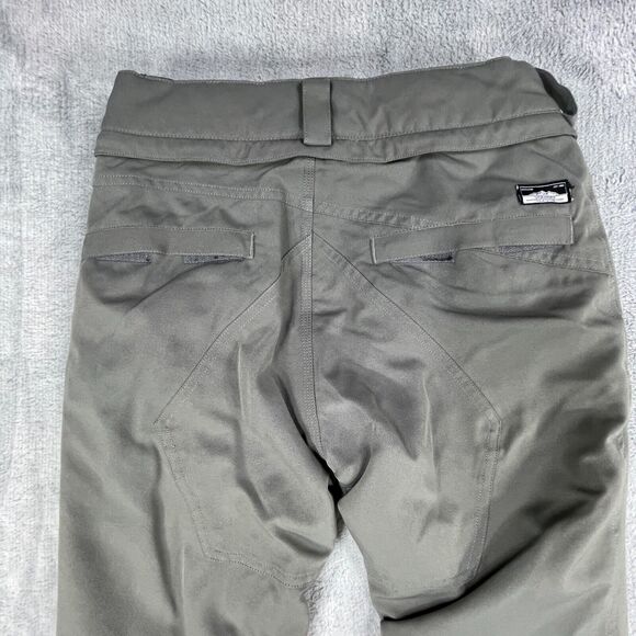 Volcom True To This Freakin Snow Chino Pants Boys L 12Y Gray Pockets Zip Fly - Picture 4 of 14